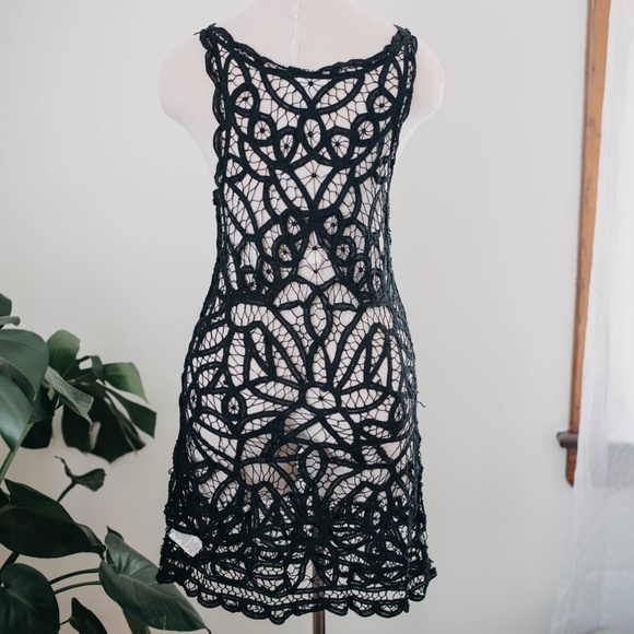 🌿Intimately for Free People / Black Lace Swim Cover - Picture 4 of 6